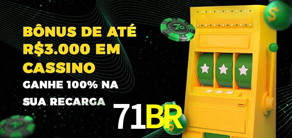 71BR melhor bônus de depósito