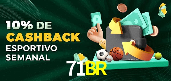 10% de bônus de cashback na 71BR