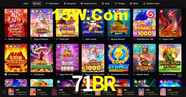 Bônus Generosos e Exclusivos no 71BR para Você!